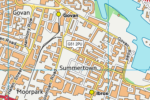 G51 2PU map - OS VectorMap District (Ordnance Survey) G51 2PU map - OS VectorMap District (Ordnance Survey)