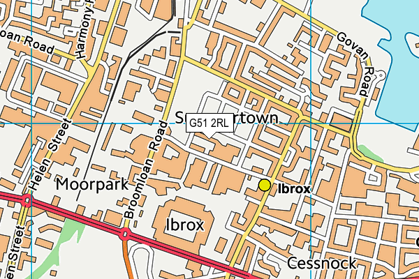 G51 2RL map - OS VectorMap District (Ordnance Survey) G51 2RL map - OS VectorMap District (Ordnance Survey)