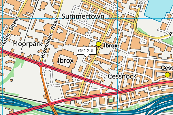 G51 2UL map - OS VectorMap District (Ordnance Survey) G51 2UL map - OS VectorMap District (Ordnance Survey)
