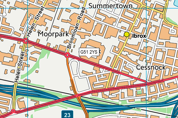 G51 2YS map - OS VectorMap District (Ordnance Survey) G51 2YS map - OS VectorMap District (Ordnance Survey)