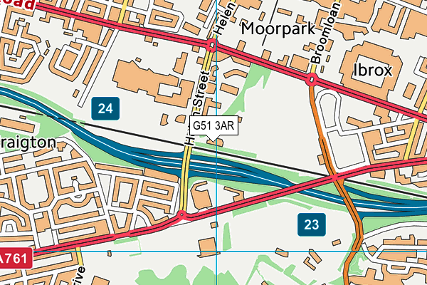 G51 3AR map - OS VectorMap District (Ordnance Survey) G51 3AR map - OS VectorMap District (Ordnance Survey)