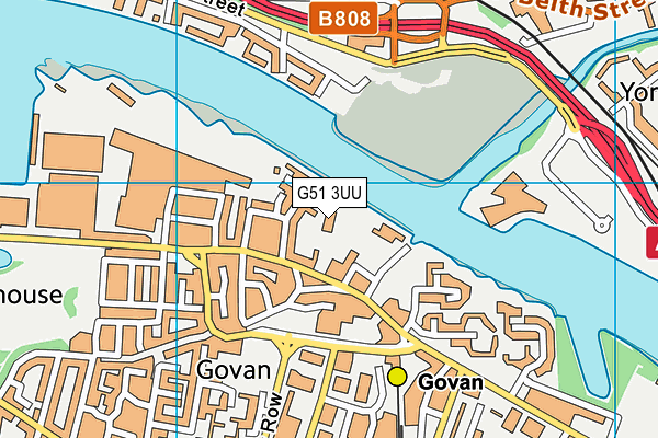 G51 3UU map - OS VectorMap District (Ordnance Survey) G51 3UU map - OS VectorMap District (Ordnance Survey)