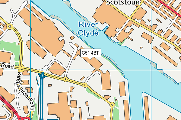G51 4BT map - OS VectorMap District (Ordnance Survey) G51 4BT map - OS VectorMap District (Ordnance Survey)