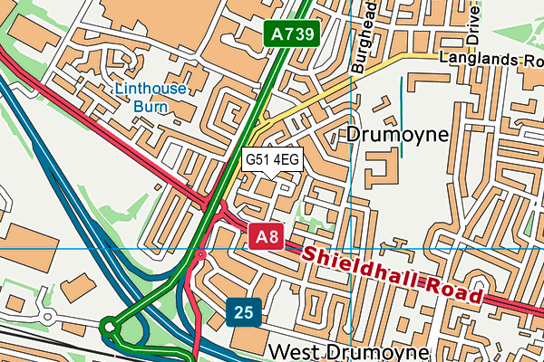 G51 4EG map - OS VectorMap District (Ordnance Survey) G51 4EG map - OS VectorMap District (Ordnance Survey)