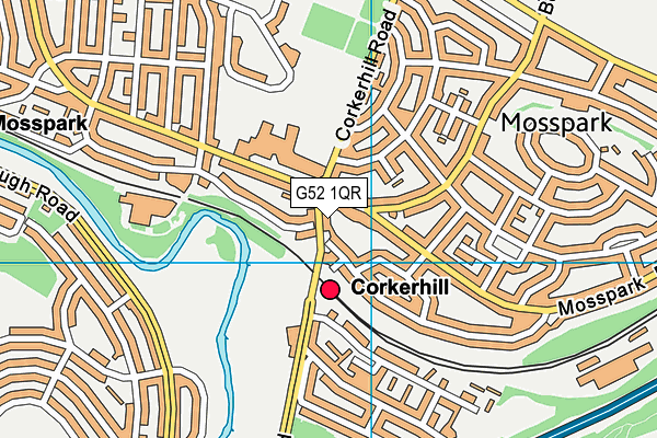 G52 1QR map - OS VectorMap District (Ordnance Survey) G52 1QR map - OS VectorMap District (Ordnance Survey)