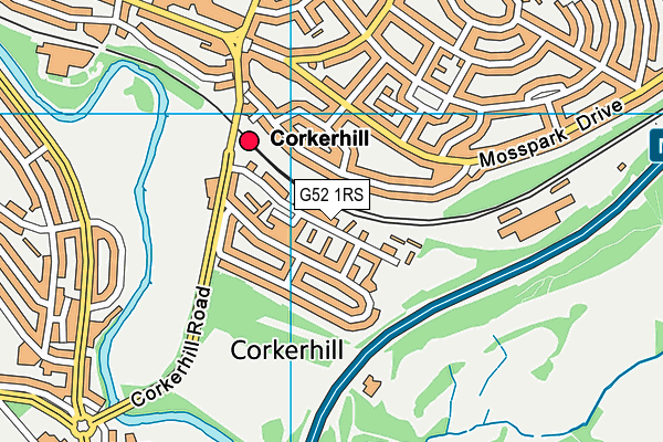 G52 1RS map - OS VectorMap District (Ordnance Survey) G52 1RS map - OS VectorMap District (Ordnance Survey)