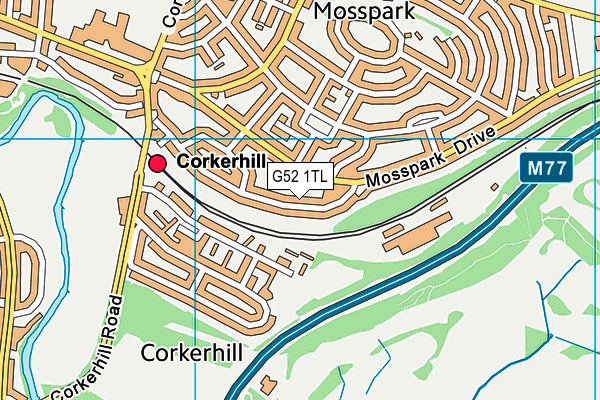 G52 1TL map - OS VectorMap District (Ordnance Survey) G52 1TL map - OS VectorMap District (Ordnance Survey)