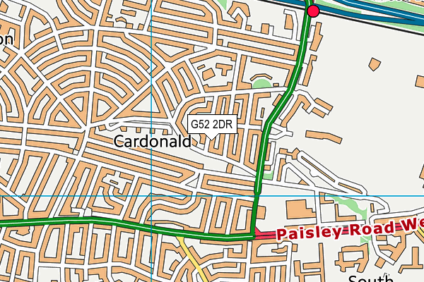 G52 2DR map - OS VectorMap District (Ordnance Survey) G52 2DR map - OS VectorMap District (Ordnance Survey)