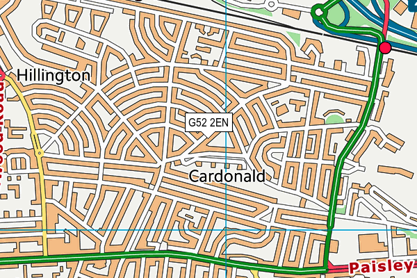 G52 2EN map - OS VectorMap District (Ordnance Survey)