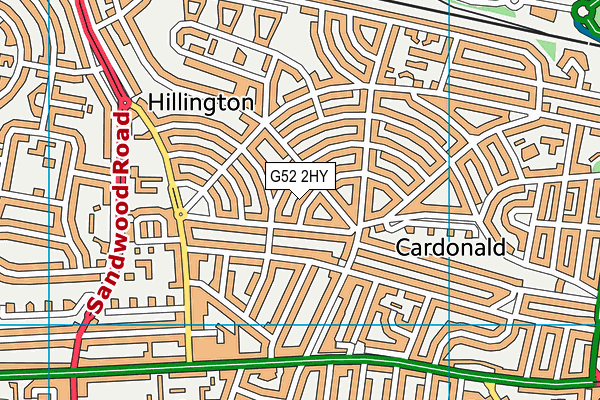 G52 2HY map - OS VectorMap District (Ordnance Survey) G52 2HY map - OS VectorMap District (Ordnance Survey)