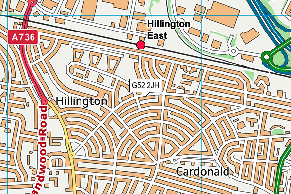 G52 2JH map - OS VectorMap District (Ordnance Survey) G52 2JH map - OS VectorMap District (Ordnance Survey)