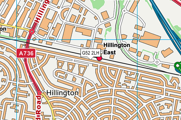 G52 2LH map - OS VectorMap District (Ordnance Survey) G52 2LH map - OS VectorMap District (Ordnance Survey)