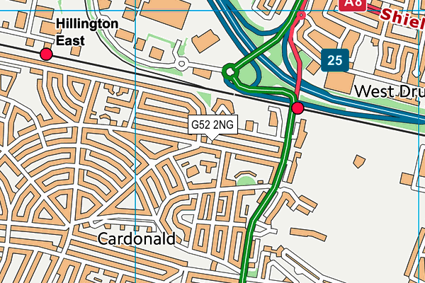 G52 2NG map - OS VectorMap District (Ordnance Survey) G52 2NG map - OS VectorMap District (Ordnance Survey)