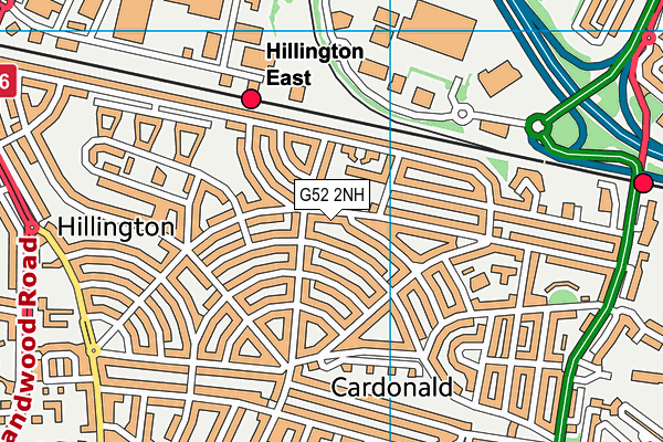 G52 2NH map - OS VectorMap District (Ordnance Survey)