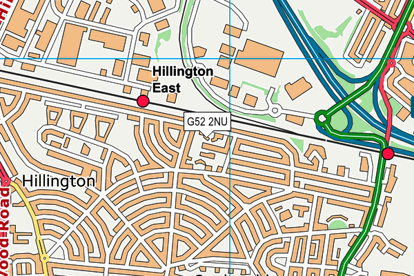 G52 2NU map - OS VectorMap District (Ordnance Survey)