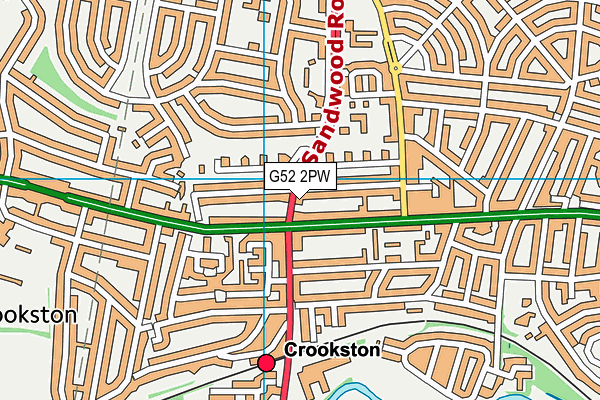 G52 2PW map - OS VectorMap District (Ordnance Survey) G52 2PW map - OS VectorMap District (Ordnance Survey)