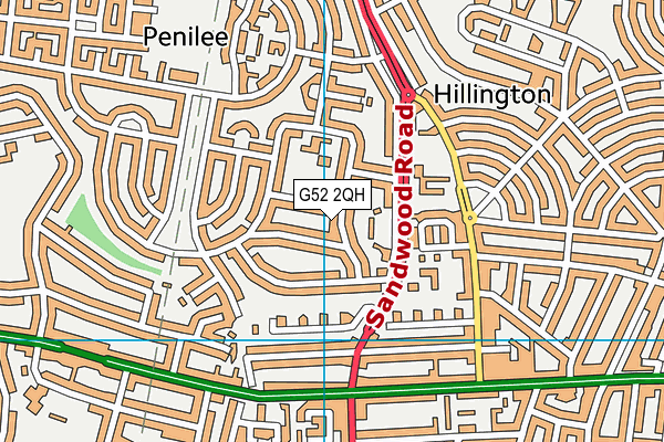 G52 2QH map - OS VectorMap District (Ordnance Survey) G52 2QH map - OS VectorMap District (Ordnance Survey)