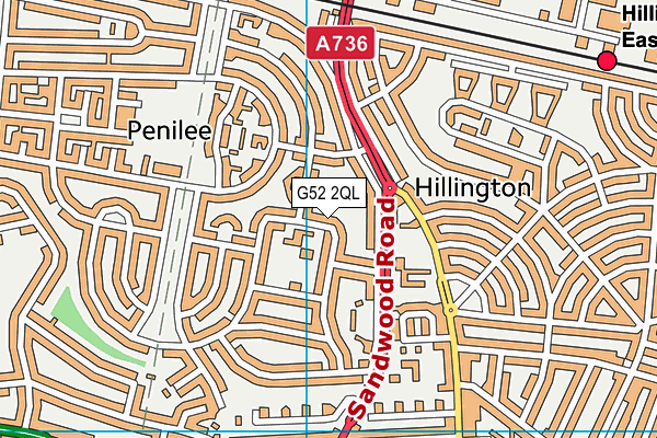 G52 2QL map - OS VectorMap District (Ordnance Survey) G52 2QL map - OS VectorMap District (Ordnance Survey)