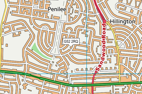 G52 2RQ map - OS VectorMap District (Ordnance Survey) G52 2RQ map - OS VectorMap District (Ordnance Survey)