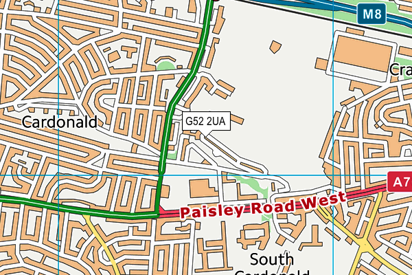 G52 2UA map - OS VectorMap District (Ordnance Survey) G52 2UA map - OS VectorMap District (Ordnance Survey)