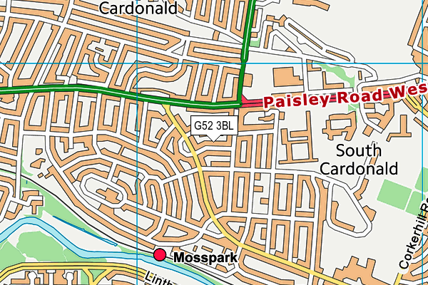 G52 3BL map - OS VectorMap District (Ordnance Survey) G52 3BL map - OS VectorMap District (Ordnance Survey)