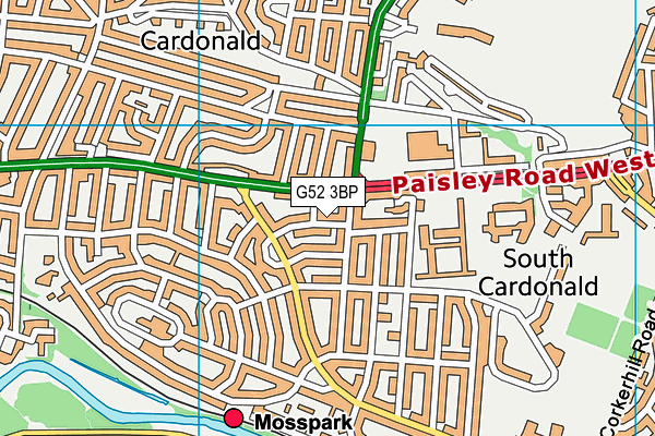 G52 3BP map - OS VectorMap District (Ordnance Survey) G52 3BP map - OS VectorMap District (Ordnance Survey)