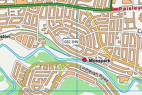 G52 3HN map - OS VectorMap District (Ordnance Survey) G52 3HN map - OS VectorMap District (Ordnance Survey)