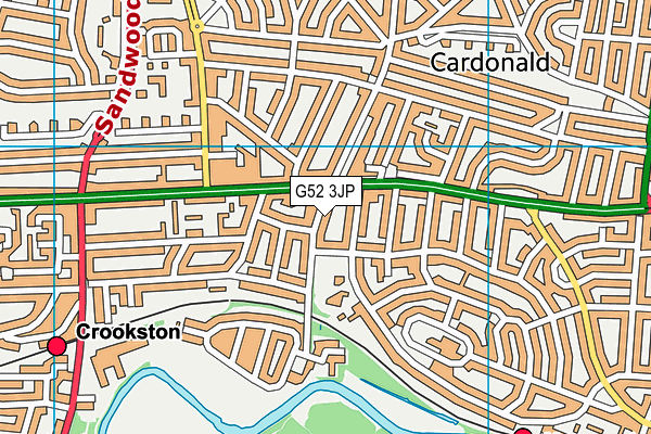 G52 3JP map - OS VectorMap District (Ordnance Survey) G52 3JP map - OS VectorMap District (Ordnance Survey)