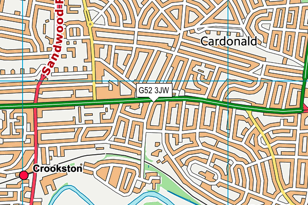 G52 3JW map - OS VectorMap District (Ordnance Survey) G52 3JW map - OS VectorMap District (Ordnance Survey)