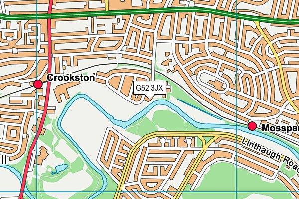 G52 3JX map - OS VectorMap District (Ordnance Survey) G52 3JX map - OS VectorMap District (Ordnance Survey)