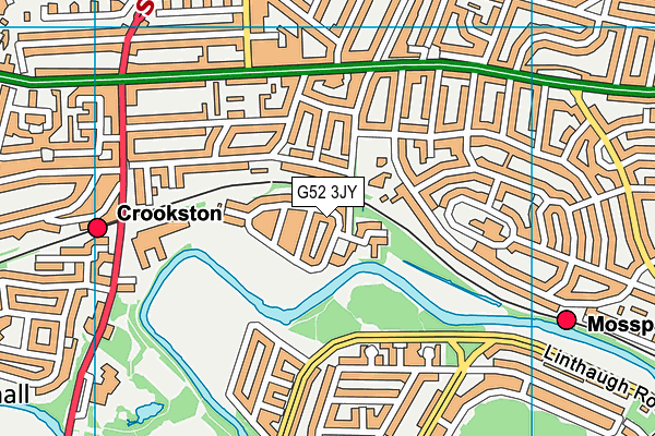 G52 3JY map - OS VectorMap District (Ordnance Survey) G52 3JY map - OS VectorMap District (Ordnance Survey)