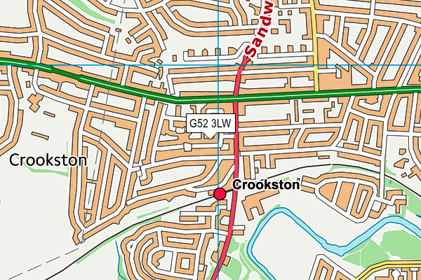 G52 3LW map - OS VectorMap District (Ordnance Survey) G52 3LW map - OS VectorMap District (Ordnance Survey)