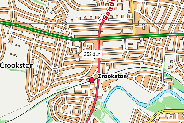 G52 3LY map - OS VectorMap District (Ordnance Survey) G52 3LY map - OS VectorMap District (Ordnance Survey)