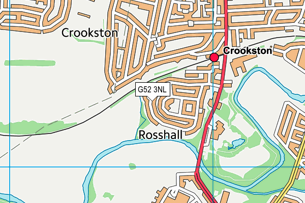 G52 3NL map - OS VectorMap District (Ordnance Survey) G52 3NL map - OS VectorMap District (Ordnance Survey)