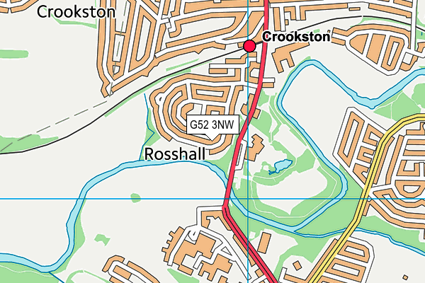 G52 3NW map - OS VectorMap District (Ordnance Survey) G52 3NW map - OS VectorMap District (Ordnance Survey)