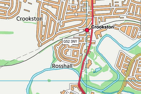 G52 3NY map - OS VectorMap District (Ordnance Survey) G52 3NY map - OS VectorMap District (Ordnance Survey)