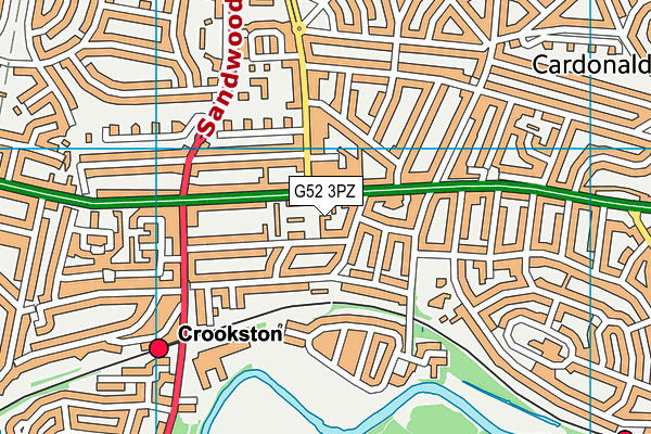 G52 3PZ map - OS VectorMap District (Ordnance Survey) G52 3PZ map - OS VectorMap District (Ordnance Survey)