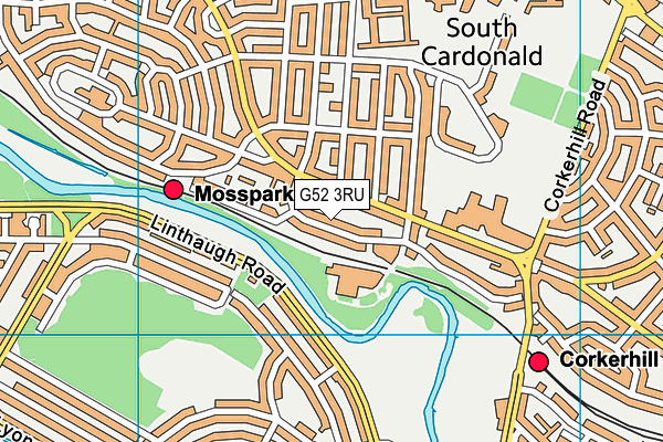 G52 3RU map - OS VectorMap District (Ordnance Survey) G52 3RU map - OS VectorMap District (Ordnance Survey)