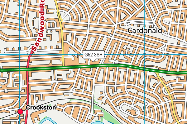 G52 3SH map - OS VectorMap District (Ordnance Survey) G52 3SH map - OS VectorMap District (Ordnance Survey)