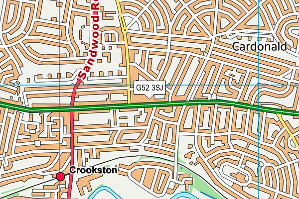G52 3SJ map - OS VectorMap District (Ordnance Survey) G52 3SJ map - OS VectorMap District (Ordnance Survey)