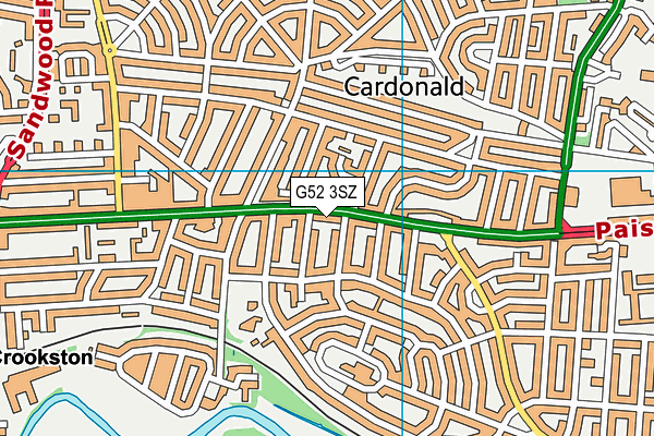 G52 3SZ map - OS VectorMap District (Ordnance Survey) G52 3SZ map - OS VectorMap District (Ordnance Survey)