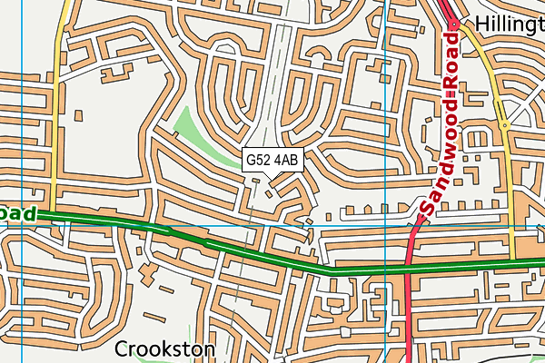 G52 4AB map - OS VectorMap District (Ordnance Survey) G52 4AB map - OS VectorMap District (Ordnance Survey)