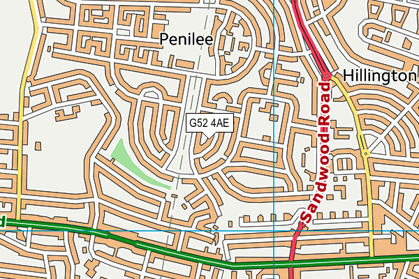 G52 4AE map - OS VectorMap District (Ordnance Survey) G52 4AE map - OS VectorMap District (Ordnance Survey)