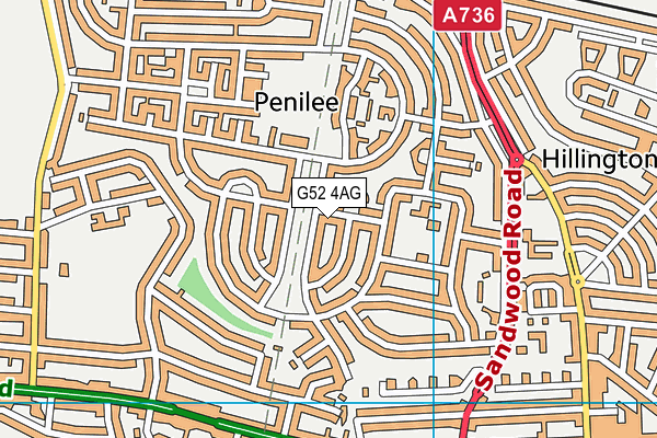 G52 4AG map - OS VectorMap District (Ordnance Survey) G52 4AG map - OS VectorMap District (Ordnance Survey)