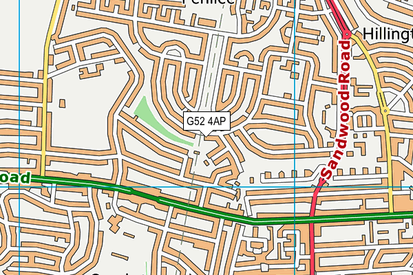 G52 4AP map - OS VectorMap District (Ordnance Survey) G52 4AP map - OS VectorMap District (Ordnance Survey)