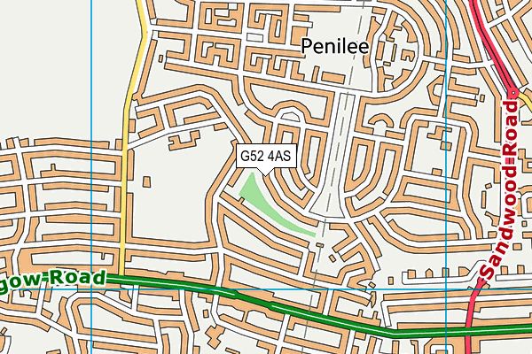 G52 4AS map - OS VectorMap District (Ordnance Survey) G52 4AS map - OS VectorMap District (Ordnance Survey)