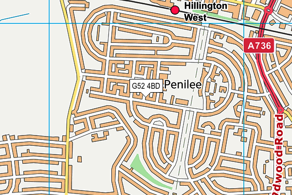 G52 4BD map - OS VectorMap District (Ordnance Survey) G52 4BD map - OS VectorMap District (Ordnance Survey)
