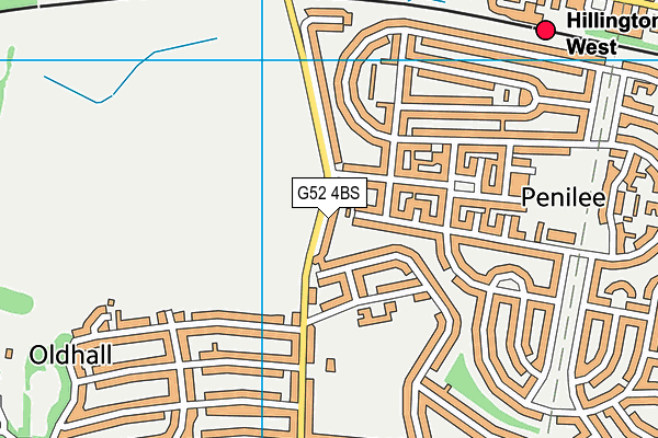 G52 4BS map - OS VectorMap District (Ordnance Survey) G52 4BS map - OS VectorMap District (Ordnance Survey)
