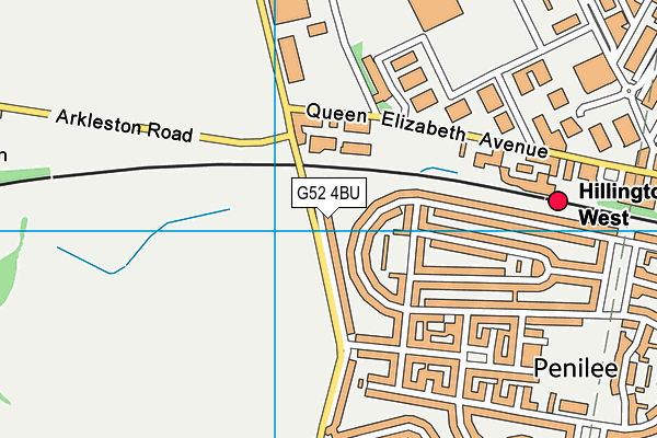G52 4BU map - OS VectorMap District (Ordnance Survey) G52 4BU map - OS VectorMap District (Ordnance Survey)