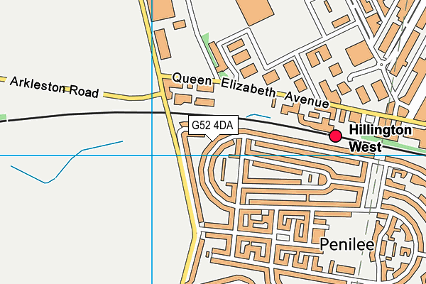 G52 4DA map - OS VectorMap District (Ordnance Survey) G52 4DA map - OS VectorMap District (Ordnance Survey)